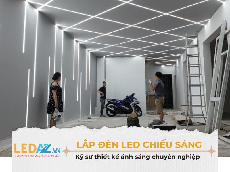 Lắp Đèn Led lắp đèn led chiếu sáng