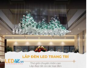 lắp đèn led trang trí
