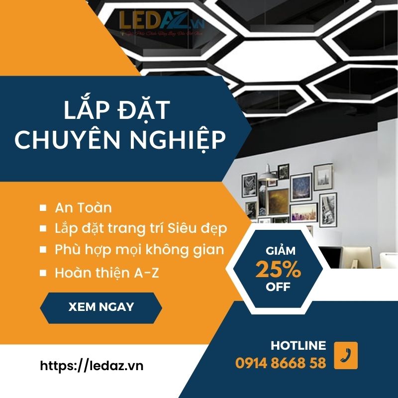 Lắp Đèn Led tho lap den led