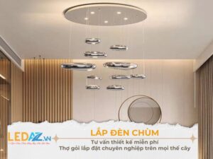lắp đèn chùm