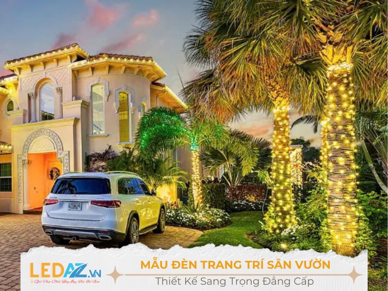 Cách lắp đèn led cây