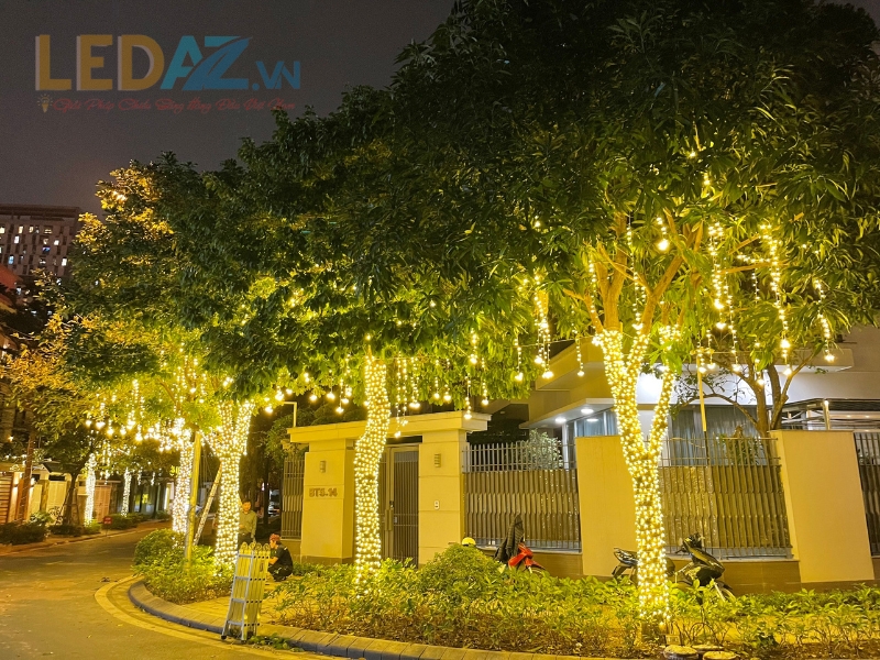 thi cong den led quan cay 1