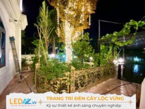 Cách lắp đèn led cây